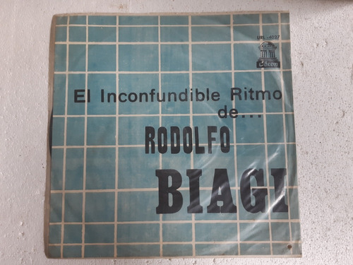 Disco Lp El Inconfundible Ritmo De Rodolfo Biagi / Odeon 