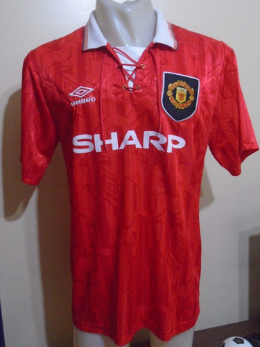 Camiseta Manchester United Inglaterra 1993 1994 Beckham #28 