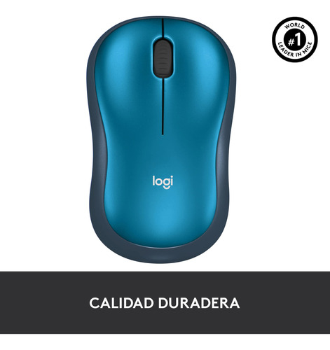 Logitech Raton Optico Inalambrico Color Azul