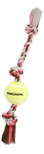 Mammoth Flossy Chews Color 3 Nudos Tug Pelota De Tenis ' Jug