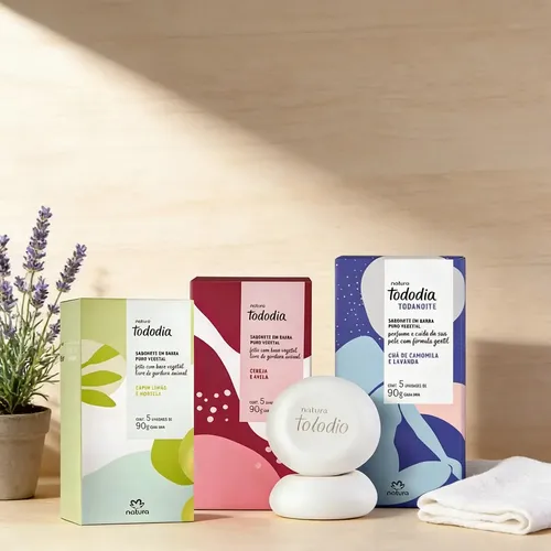 Kit 3 Caixas Sortidas Natura Tododia Barra