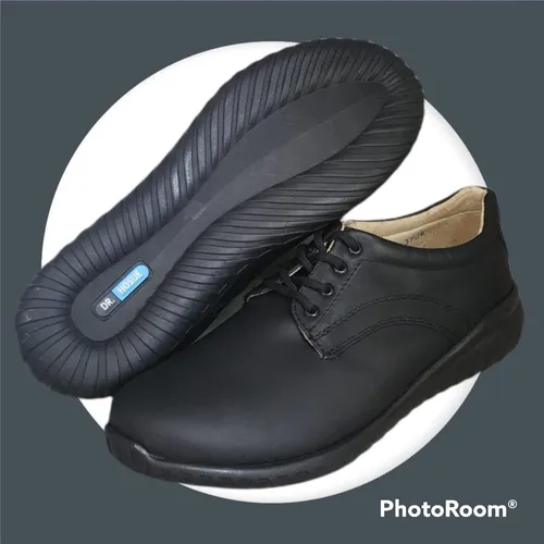 Zapatos Negros Piel Ligeros Alto Confort Chef Dr Hosue 5807