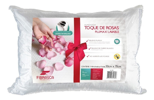 Almohada De Espuma Plumas Lavable Para Sommier Colchon