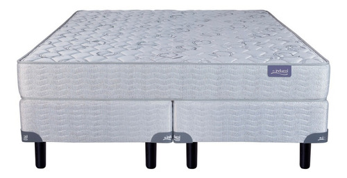 Imagen 2 de 4 de Sommier 2p + Colchón Inducol Linea Dorada 160x200x24 Envíos