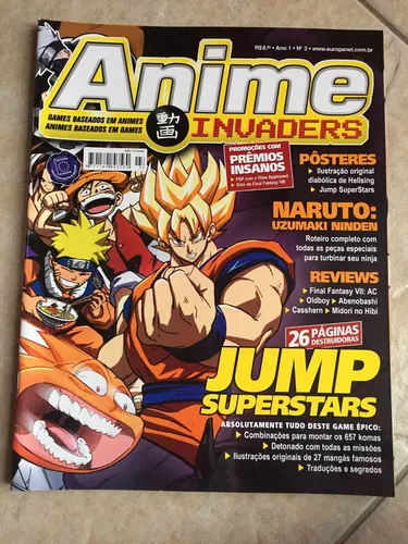 Revista Superpôster Bookzine Ilustrado Anime Invaders - Temporada