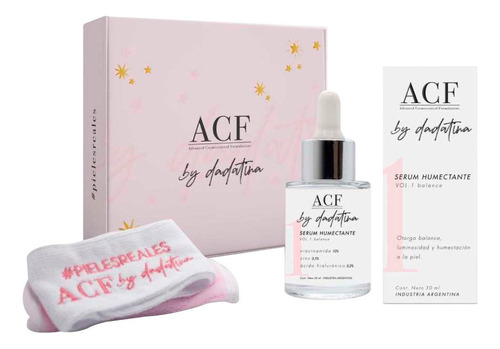 Acf Dadatina Kit Regalable Vol 1 Serum + Vincha + Toalla