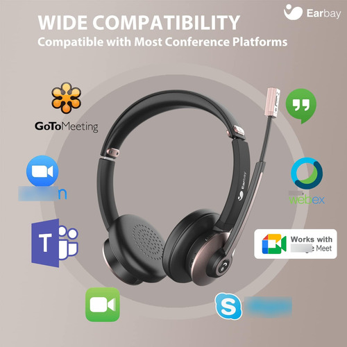 Earbay Auriculares Bluetooth Con Micrófono Auriculares