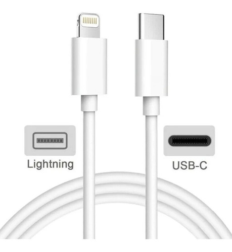 Cable Usb-c A Lightning 1 Mt Para iPhone (original) 