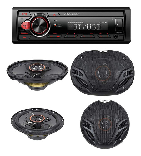 Pioneer Stereo Single Din Bluetooth In-dash Usb Mp3 Auxiliar