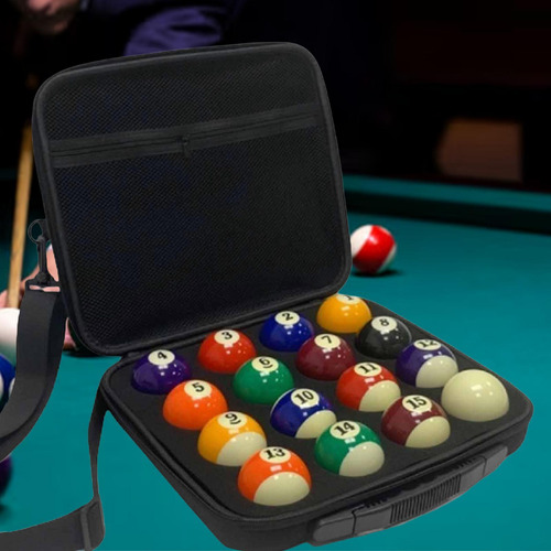 Estuche Para Bolas De Billar, Estuche Para Bolas Con Correa