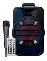 Comprar Parlante Portátil 12 Pulgadas Con Microfono Y Control Remoto Color Negro