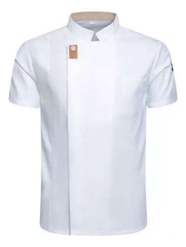 Chamarra Chef Hombres Y Mujeres, Camisa Cocinero Manga Corta