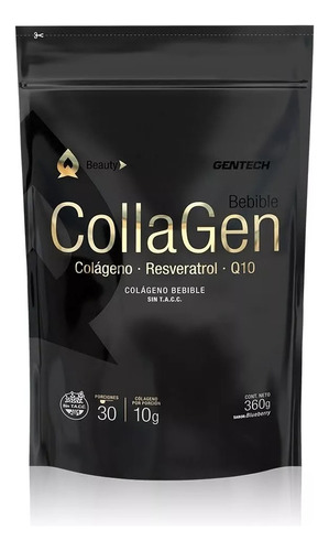 Collagen Gentech Colageno Resveratrol Coenzima Q10