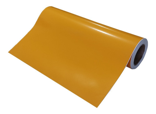 Adesivo Vinil Color Envelopamento Móveis Geladeira 6m X 1m Cor Amarelo Ouro