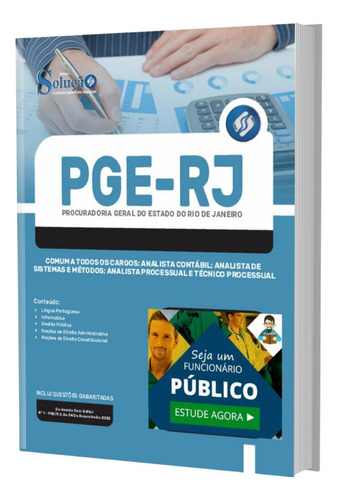 Apostila Pge Rj - Analista/técnico 2022 - Editora Solução