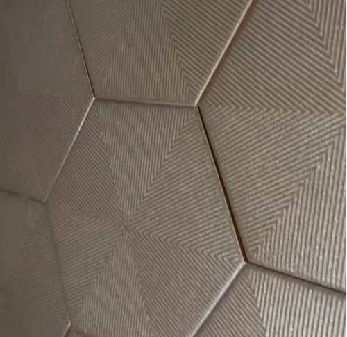 Imagen 7 de 7 de Ceramica Hexagonal Con Relieve 20x23 Cm 1ª Calidad