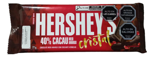 Chocolate Hershey's Cristal 40% Cacao 84g