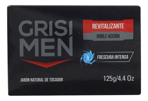 Jabón En Barra Grisi Men Revitalizante 125g