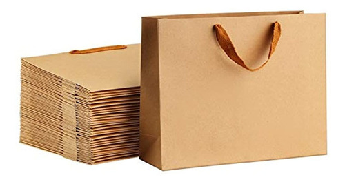 Bolsas De Papel Pequeñas De 10.2 X 3.1 X 3.1 in, 50 Bolsas D