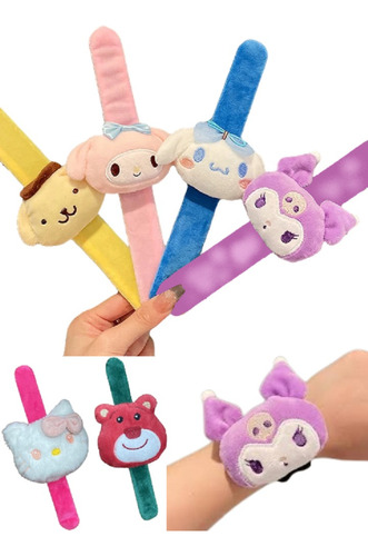 Pulsera Mágica De Peluche Personaje Cute Kawaii Retractil X1