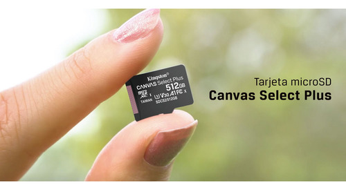 Tarjeta Microsd Canvas Select Plus 512 Gb Sdxc Uhs-i Clase 1