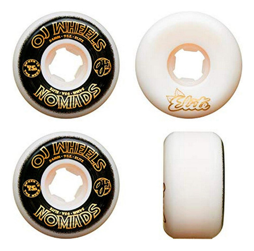Ruedas De Skate Oj Elite Nomads 95a 54mm Para Todo Terreno