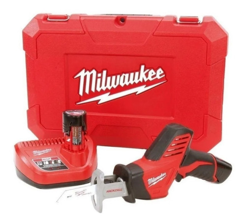 Sierra Sable Milwaukee 12v 2420-259a Cargador Y 2 Baterías