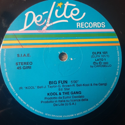 Vinilo Kool And The Gang No Show - Big Fun De Lite Record E2