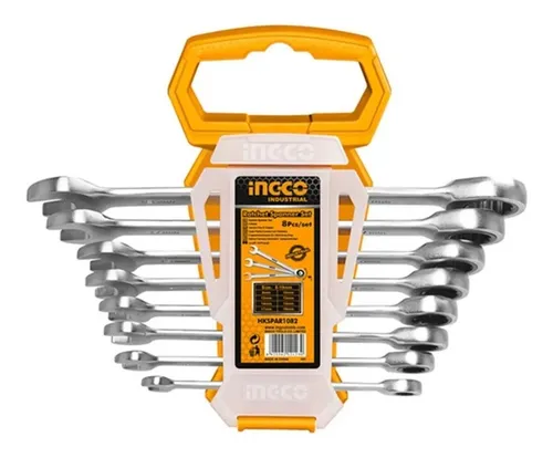 comprar Set Juego Llaves Punta De Corona Con Chicharra 8 Pcs Ingco