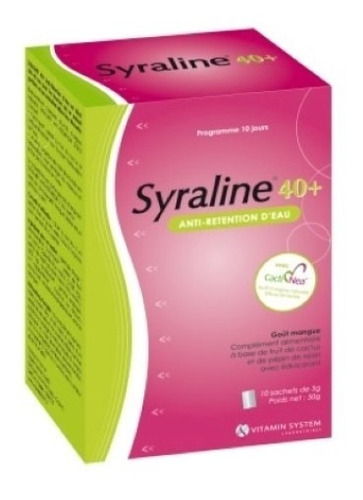 Syraline 40+ Diuretico Para Eliminar Liquido 10 Sobres Mango