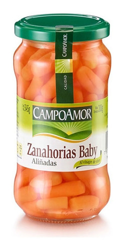 Zanahorias Baby Al Vinagre Puro De Vino Campoamor 345g