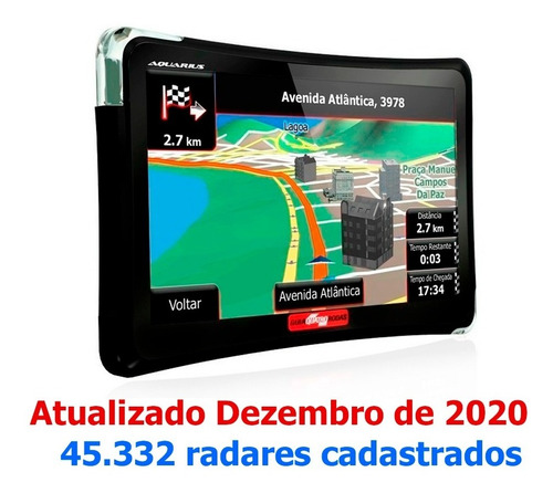 Gps Automotivo 4,3 Polegadas  Tv Digital E Alerta De Radar