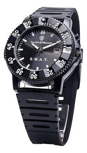 Reloj Smith & Wesson Sww-45  Men's Swat , 3atm, Backback De