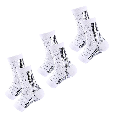 Calcetines V Fasciitis Grip Socks Para Fútbol Y Fitness, 3 P