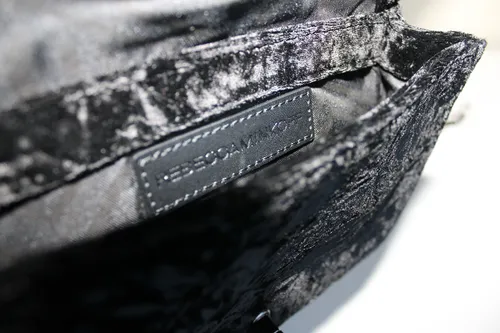 Rebecca Minkoff Cartera Cadena Terciopelo Chevron Nueva Envi