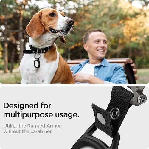 Imagen 5 de 7 de Spigen Rugged Armor Compatible Con Apple Airtag Funda