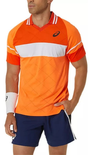 Polo Tennis Asics Match Naranja Hombre 2041a283.800