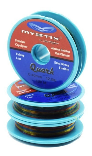 Nylon Mystix Quark 0.80mm Resistencia 26.03 Kg