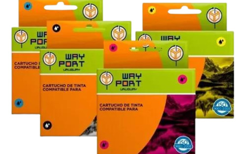 Cartuchos Wayport Compatibles Epson Pack X4  Xp-/201/211 