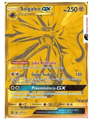 Carta Pokémon Charizard gx Shiny Gold Dourada Ultra Secreta Rara