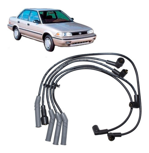 Juego Cable Bujia Para Toyota Corolla 1.3 2e Ee90 1988 1992
