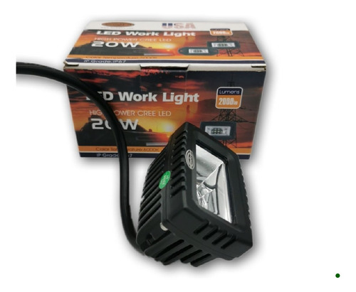 Imagen 2 de 3 de Faro Led Bewahrt 20w 2000lm Cm 3020l 110x55x55mm Moto