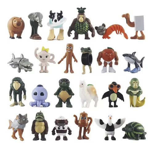 Tralalero Tung Sahur Brainrot Set De 24 Figuritas Colección