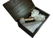 Comprar Kit De Bautizo Cofre De Madera Vela, Concha Y Toalla