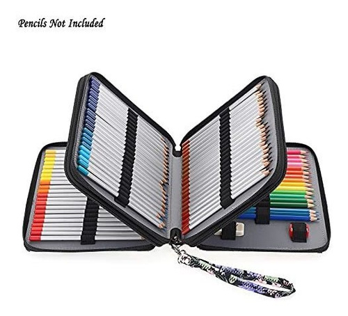 Estuche Para Colores Diseño Florales Con 120 Ranuras Con As