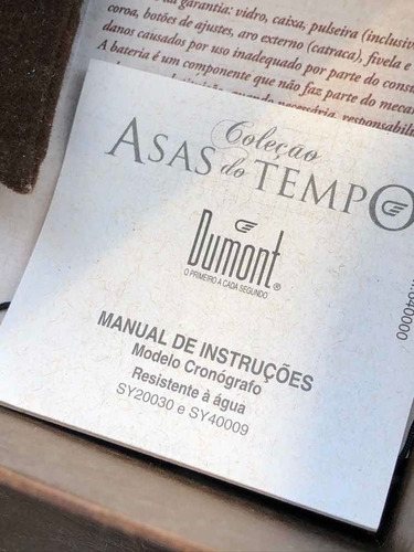 Relógio Dumont Asas Do Tempo Edição Especial Com Caixa (Usado)