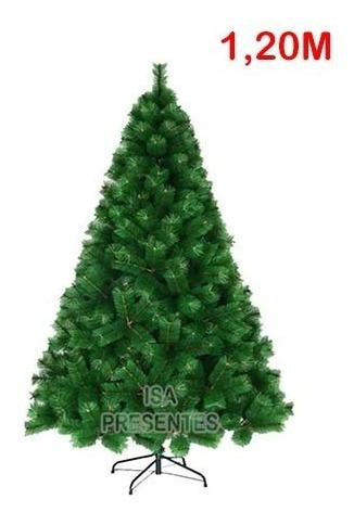 Árvore De Natal Pinheiro Verde Linha Luxo 1,20m 170 Galhos | Frete grátis