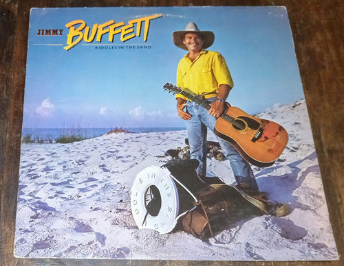 Jimmy Buffet Riddles In The Sand Vinilo Usa Con Insert