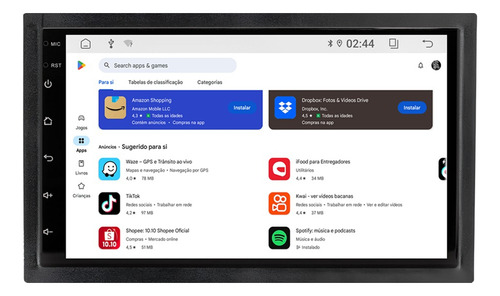 Multimidia Ecosport 2010 2012 Android 13 Carplay 2gb 64gb 7p