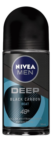 Desodorante Nivea Men Deep Black Carbon Beat Antibacterial 50ml